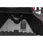 Elektrický traktor Blast s vlečkou - červená